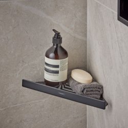 Koszyk narożny Czarny Matowy AddStoris HANSGROHE 41741670