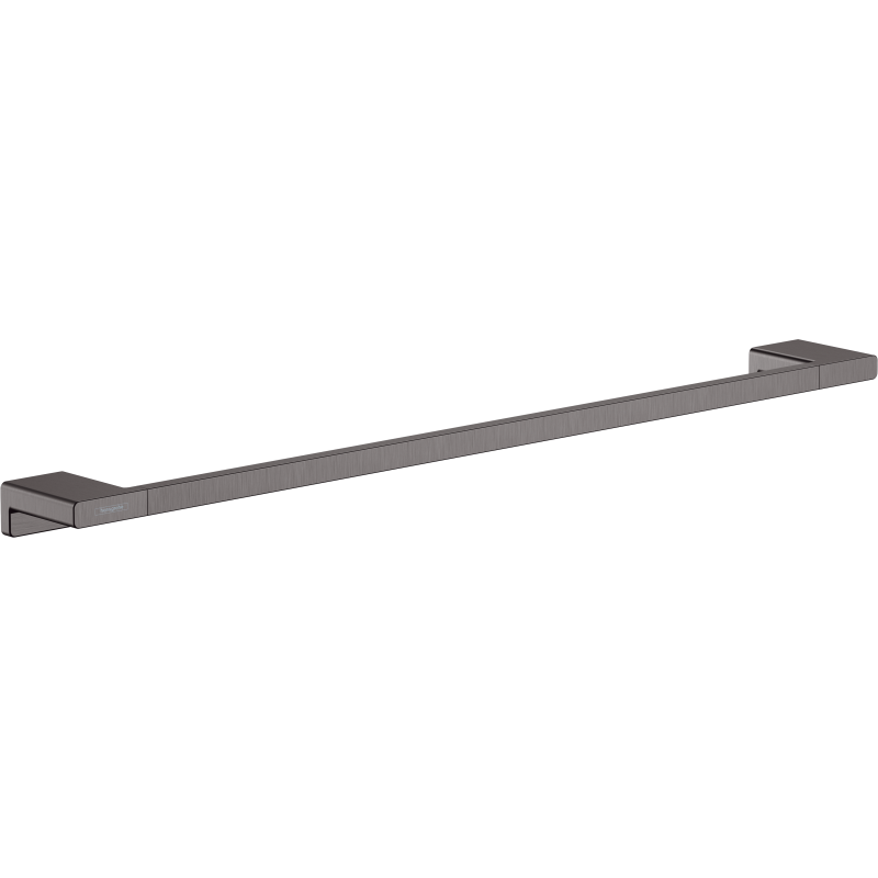 Wieszak na ręcznik kąpielowy Czarny Chrom Szczotkowany AddStoris HANSGROHE 41747340