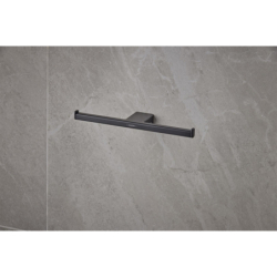 Uchwyt na papier toaletowy, podwójny Czarny Matowy AddStoris HANSGROHE 41748670