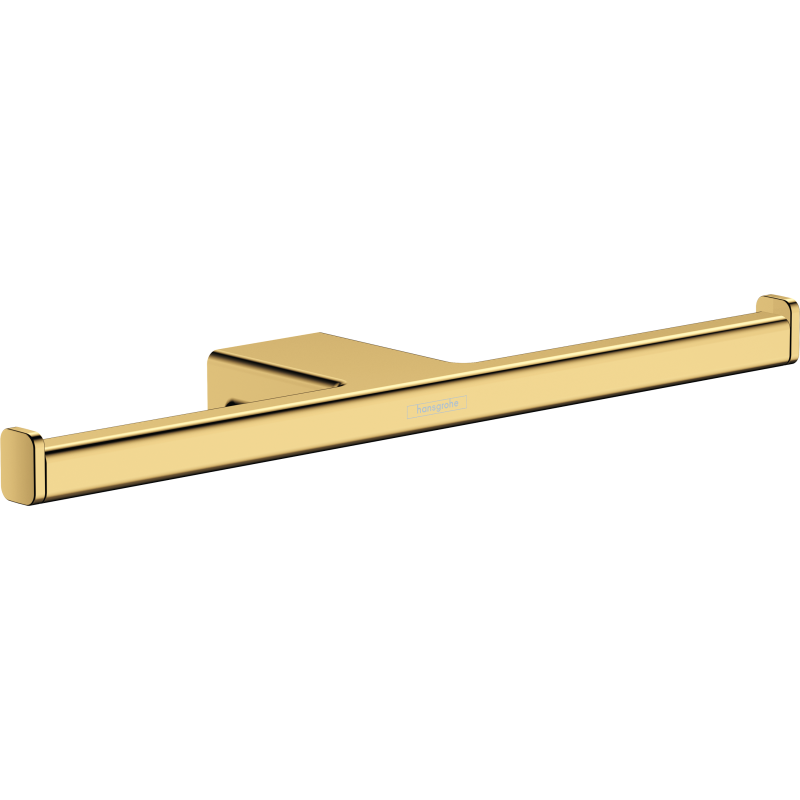 Uchwyt na papier toaletowy, podwójny Złoty Optyczny Polerowany AddStoris HANSGROHE 41748990