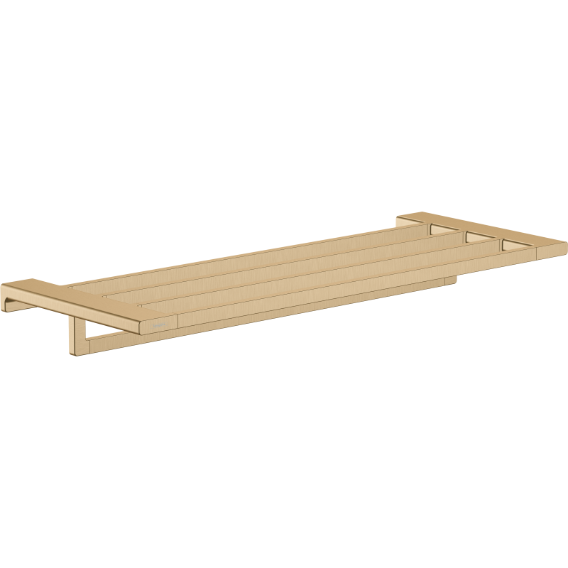 Półka na ręczniki z wieszakiem Brąz Szczotkowany AddStoris HANSGROHE 41751140