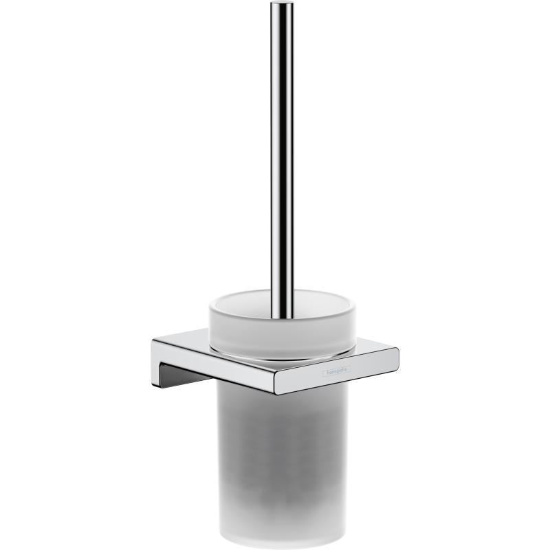 Szczotka do WC z pojemnikiem, ścienna Chrom AddStoris HANSGROHE 41752000