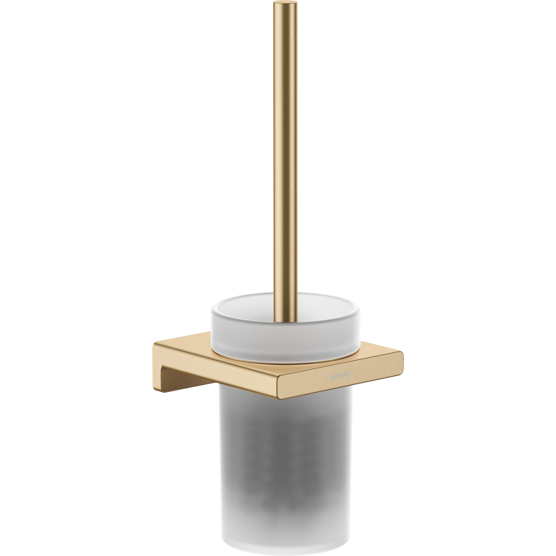 Szczotka do WC z pojemnikiem, ścienna Brąz Szczotkowany AddStoris HANSGROHE 41752140