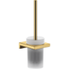 Szczotka do WC z pojemnikiem, ścienna Złoty Optyczny Polerowany AddStoris HANSGROHE 41752990