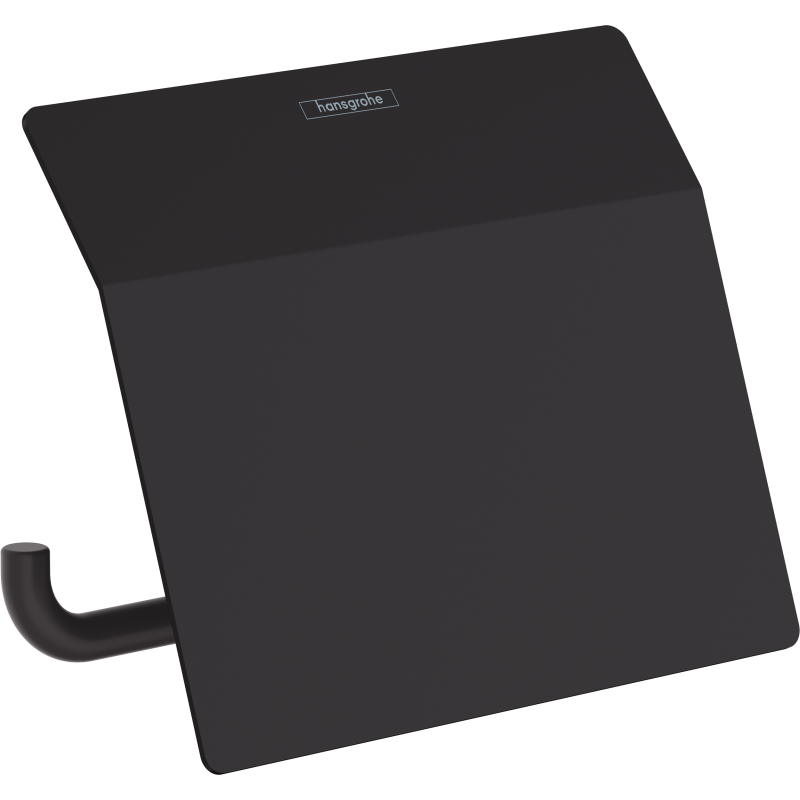 Uchwyt na papier toaletowy z osłoną Czarny Matowy AddStoris HANSGROHE 41753670
