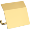 Uchwyt na papier toaletowy z osłoną Złoty Optyczny Polerowany AddStoris HANSGROHE 41753990