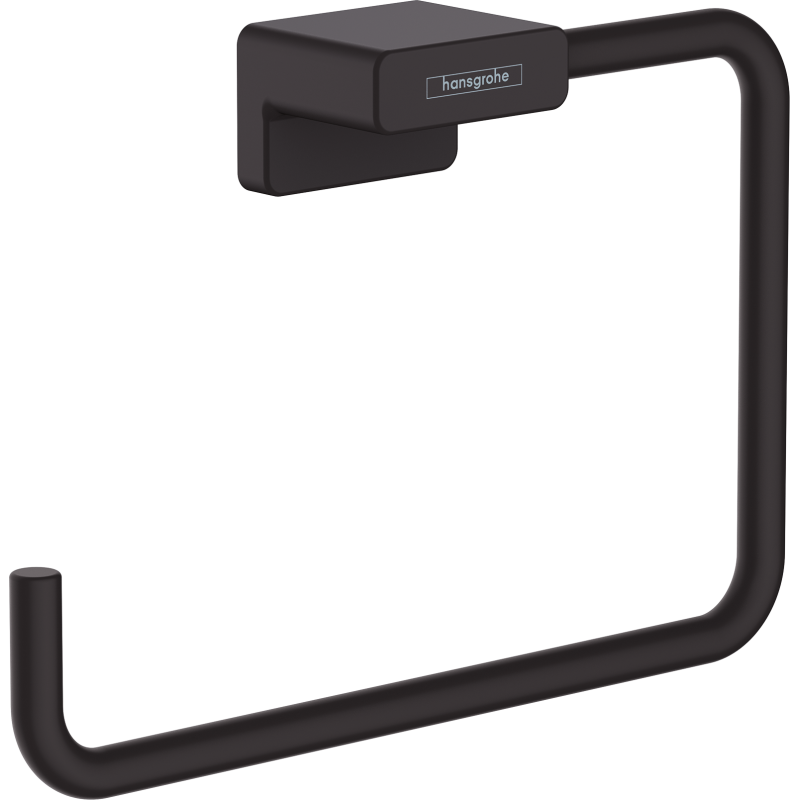 Wieszak na ręcznik typu Ring Czarny Matowy AddStoris HANSGROHE 41754670