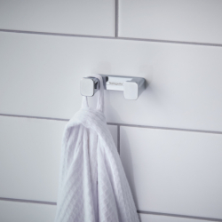 Haczyk na ręcznik, podwójny Chrom AddStoris HANSGROHE 41755000