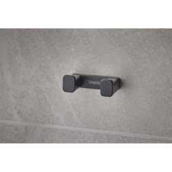 Haczyk na ręcznik, podwójny Czarny Matowy AddStoris HANSGROHE 41755670