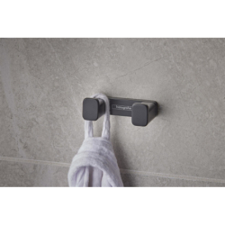 Haczyk na ręcznik, podwójny Czarny Matowy AddStoris HANSGROHE 41755670