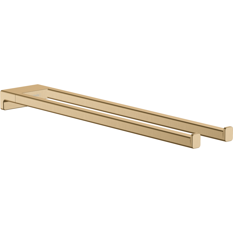 Wieszak na ręczniki, 2-ramienny Brąz Szczotkowany AddStoris HANSGROHE 41770140