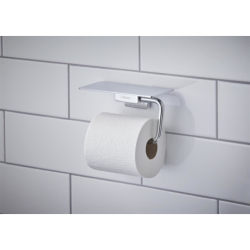 Uchwyt na papier toaletowy z półką Chrom AddStoris HANSGROHE 41772000