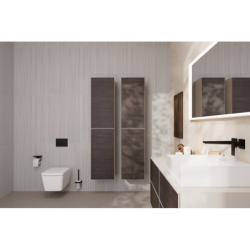 Uchwyt na papier toaletowy z półką Czarny Matowy AddStoris HANSGROHE 41772670