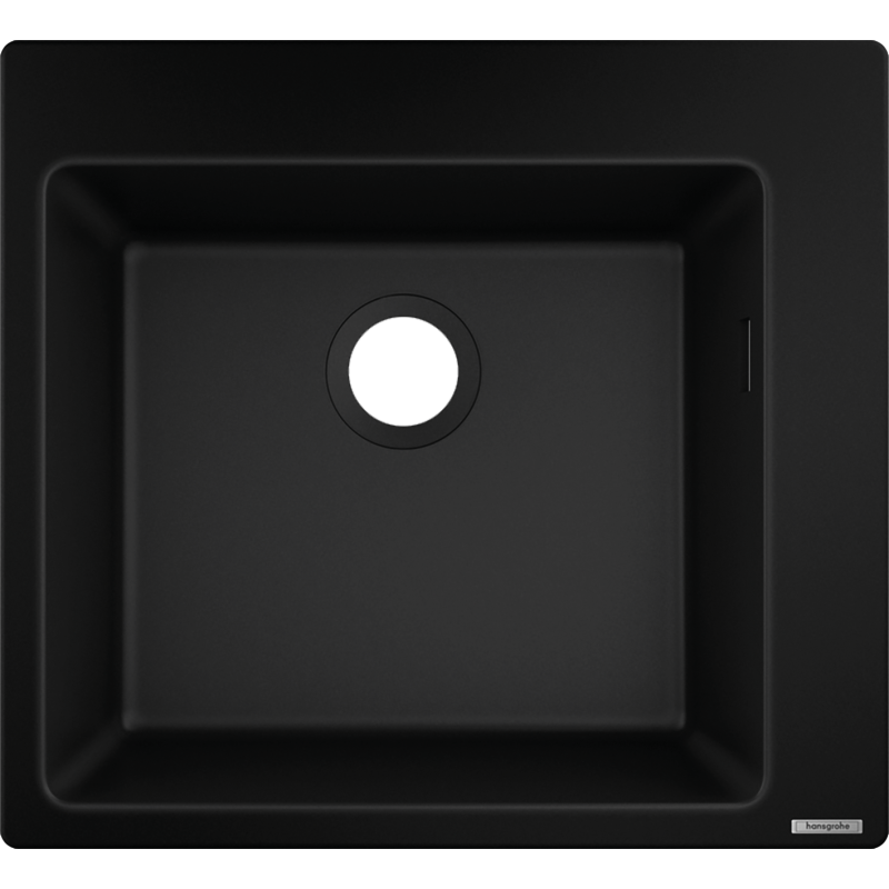 0-F450 Zlewozmywak nablatowy 450 czarny grafitowy S51 HANSGROHE 43312170