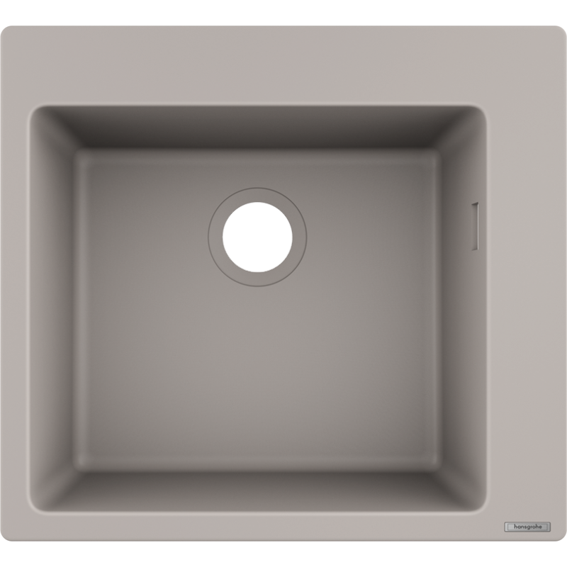 0-F450 Zlewozmywak nablatowy 450 szarość betonu S51 HANSGROHE 43312380