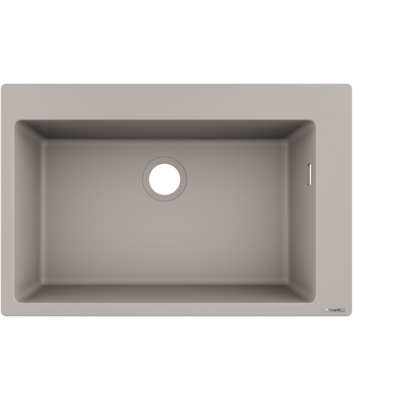 0-F660 Zlewozmywak nablatowy 660 szarość betonu S51 HANSGROHE 43313380
