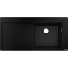 4-F450 Zlewozmywak nablatowy 450 z ociekaczem po lewej stronie czarny grafitowy S51 HANSGROHE 43314170