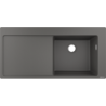 4-F450 Zlewozmywak nablatowy 450 z ociekaczem po lewej stronie kamienna szarość S51 HANSGROHE 43314290