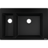 0-F635 Zlewozmywak nablatowy 180/450 czarny grafitowy S51 HANSGROHE 43315170