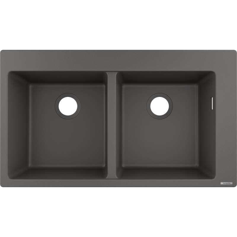 0-F770 Zlewozmywak nablatowy 370/370 kamienna szarość S51 HANSGROHE 43316290