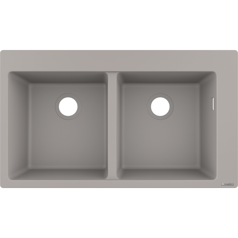 0-F770 Zlewozmywak nablatowy 370/370 szarość betonu S51 HANSGROHE 43316380