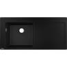 10-F450 Zlewozmywak nablatowy 450 z ociekaczem po prawej stronie czarny grafitowy S51 HANSGROHE 43330170
