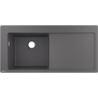 10-F450 Zlewozmywak nablatowy 450 z ociekaczem po prawej stronie kamienna szarość S51 HANSGROHE 43330290