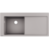 10-F450 Zlewozmywak nablatowy 450 z ociekaczem po prawej stronie szarość betonu S51 HANSGROHE 43330380