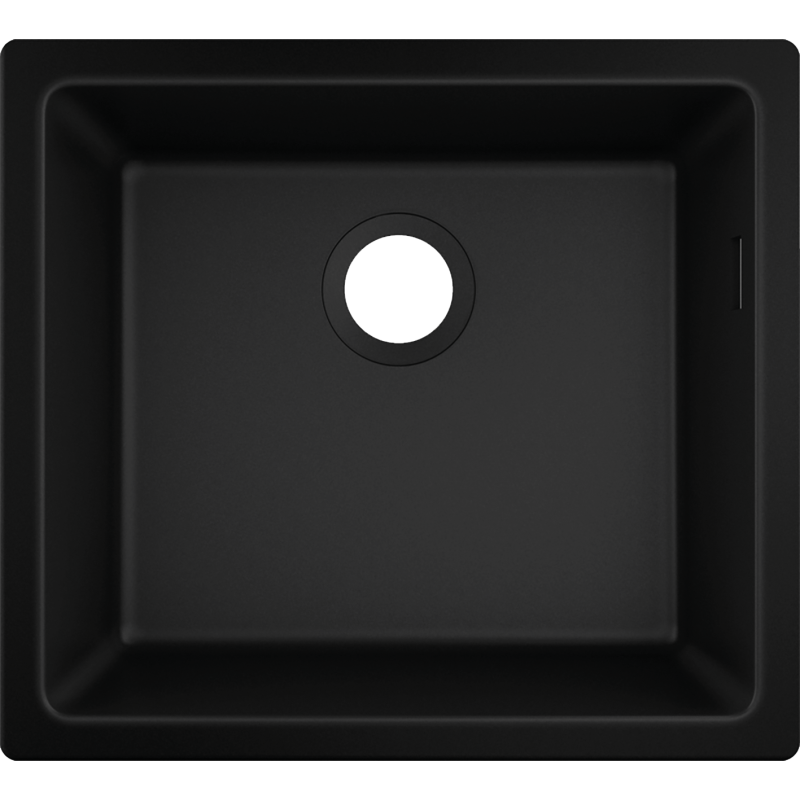 0-U450 Zlewozmywak podblatowy 450 czarny grafitowy S51 HANSGROHE 43431170
