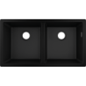 0-U770 Zlewozmywak podblatowy 370/370 czarny grafitowy S51 HANSGROHE 43434170