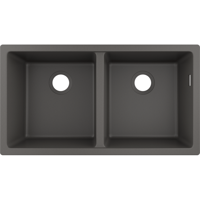 0-U770 Zlewozmywak podblatowy 370/370 kamienna szarość S51 HANSGROHE 43434290