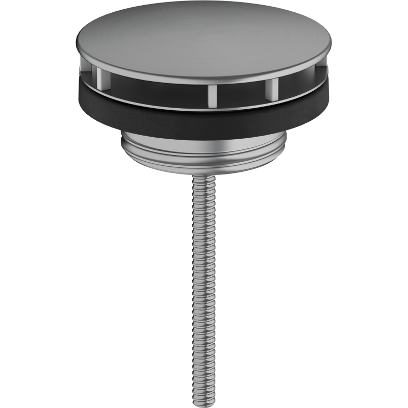 Niezamykany komplet odpływowy do umywalek Czarny Chrom Szczotkowany HANSGROHE 50001340