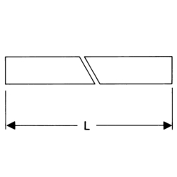 Rura prosta 50 cm Chrom HANSGROHE 53493000
