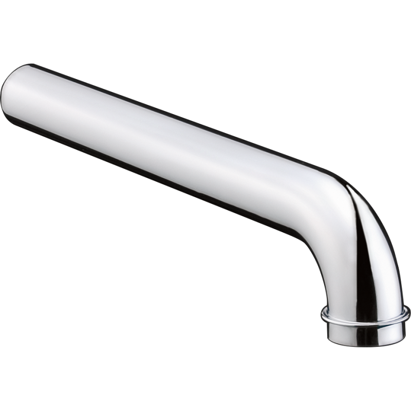 Wygięta rura z obrzeżem 30 cm Chrom HANSGROHE 53555000