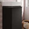 Szafka pod małą umywalkę wiszącą z drzwiami lewymi 340/245, Szary Diament Matowy Xelu Q HANSGROHE 54012000