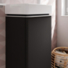 Szafka pod małą umywalkę wiszącą z drzwiami lewymi 340/245, Szary Diament Matowy Xelu Q HANSGROHE 54012700