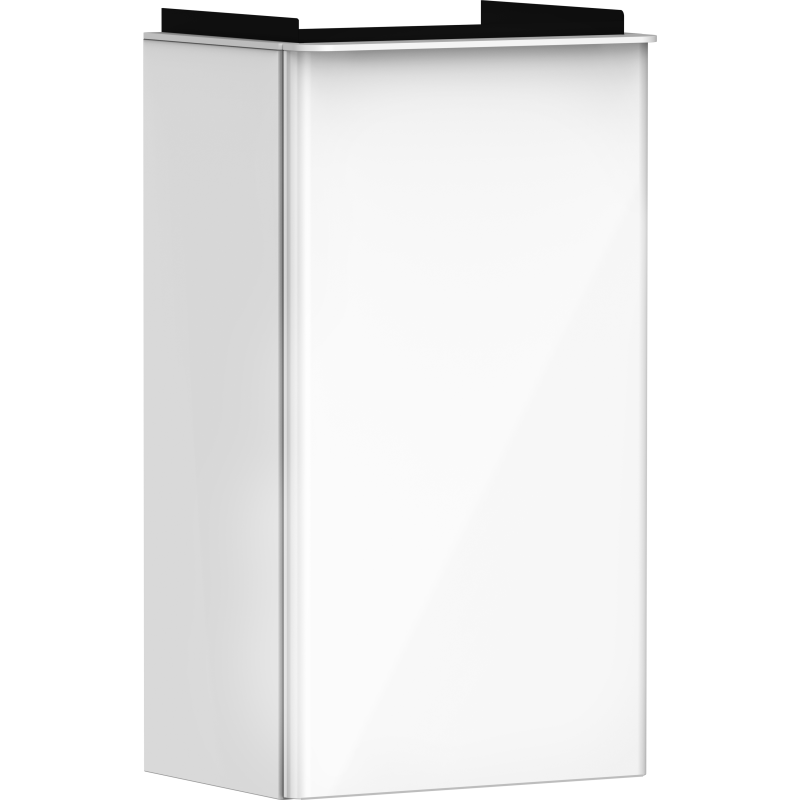 Szafka pod małą umywalkę wiszącą z drzwiami prawymi 340/245, Biały Wysoki Połysk Xelu Q HANSGROHE 54015700