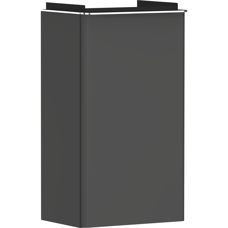 Szafka pod małą umywalkę wiszącą z drzwiami prawymi 340/245, Szary Diament Matowy Xelu Q HANSGROHE 54016000