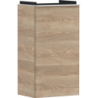 Szafka pod małą umywalkę wiszącą z drzwiami prawymi 340/245, Naturalny Dąb Xelu Q HANSGROHE 54017700