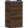 Szafka pod małą umywalkę wiszącą z drzwiami prawymi 340/245, Ciemny Orzech Xelu Q HANSGROHE 54018000