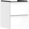 Szafka pod małą umywalkę wiszącą z 2 szufladami 480/475, Biały Wysoki Połysk Xelu Q HANSGROHE 54019000