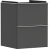Szafka pod małą umywalkę wiszącą z 2 szufladami 480/475, Szary Diament Matowy Xelu Q HANSGROHE 54020000