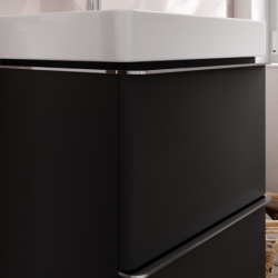 Szafka pod małą umywalkę wiszącą z 2 szufladami 480/475, Szary Diament Matowy Xelu Q HANSGROHE 54020000