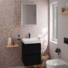 Szafka pod małą umywalkę wiszącą z 2 szufladami 480/475, Szary Diament Matowy Xelu Q HANSGROHE 54020670