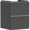 Szafka pod małą umywalkę wiszącą z 2 szufladami 480/475, Szary Diament Matowy Xelu Q HANSGROHE 54020700
