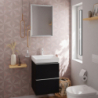 Szafka pod małą umywalkę wiszącą z 2 szufladami 480/475, Szary Diament Matowy Xelu Q HANSGROHE 54020700
