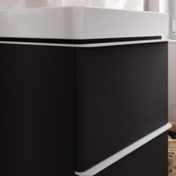 Szafka pod małą umywalkę wiszącą z 2 szufladami 480/475, Szary Diament Matowy Xelu Q HANSGROHE 54020700