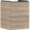 Szafka pod małą umywalkę wiszącą z 2 szufladami 480/475, Naturalny Dąb Xelu Q HANSGROHE 54021000