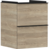 Szafka pod małą umywalkę wiszącą z 2 szufladami 480/475, Naturalny Dąb Xelu Q HANSGROHE 54021670