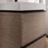 Szafka pod małą umywalkę wiszącą z 2 szufladami 480/475, Naturalny Dąb Xelu Q HANSGROHE 54021670